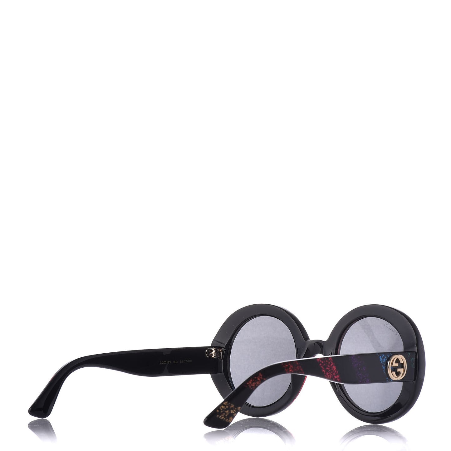 Acetate Round Glitter GG0319S Sunglasses Rainbow
