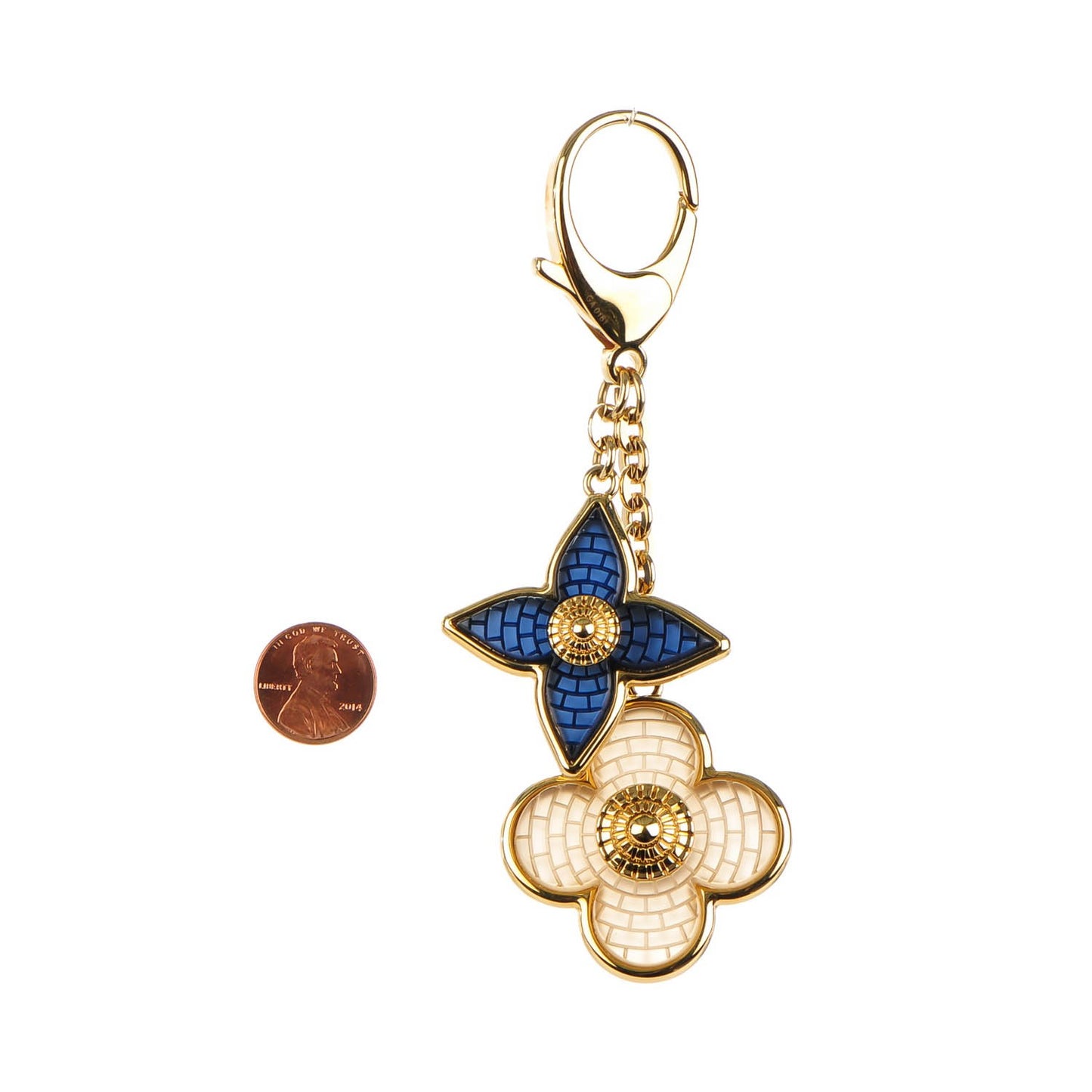 Mosaique Bag Charm Blue