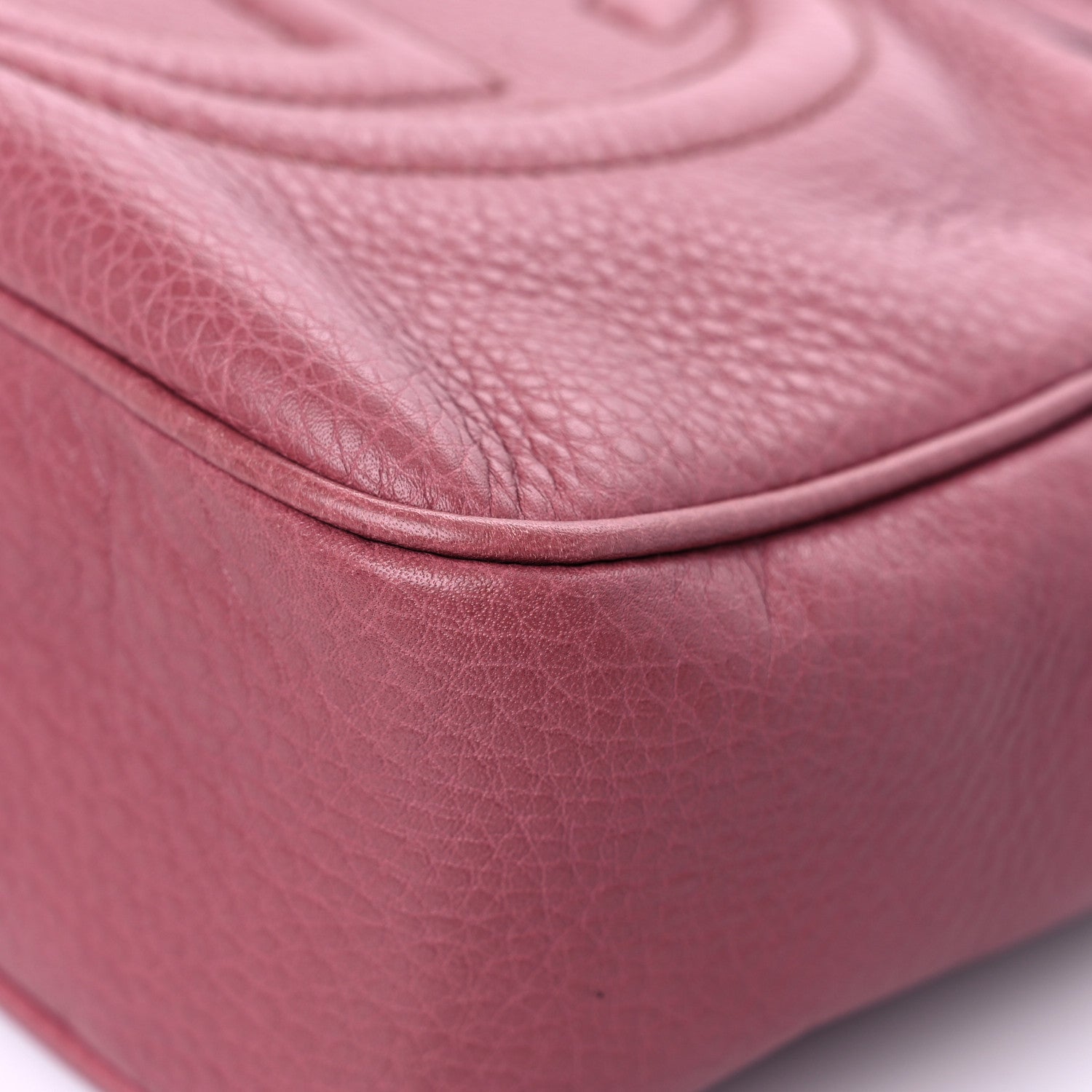 Gucci Pebbled Calfskin Small Soho Disco Bag Peonia Flower 9 of 18