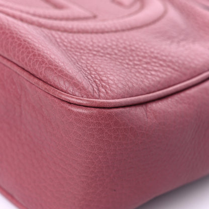 Gucci Pebbled Calfskin Small Soho Disco Bag Peonia Flower 9 of 18