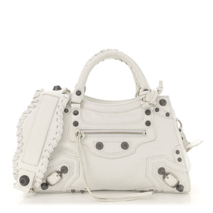 Balenciaga Agneau Arena Neo Cagole Handbag XS Optic White 1 of 13
