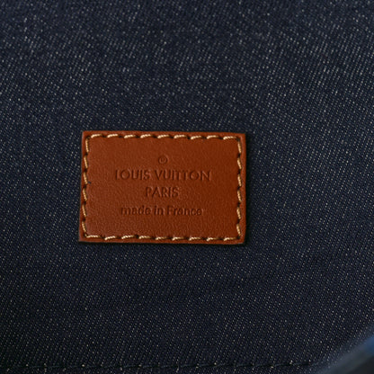 Louis Vuitton Monogram LV Record Christopher MM Backpack Blue 6 of 8