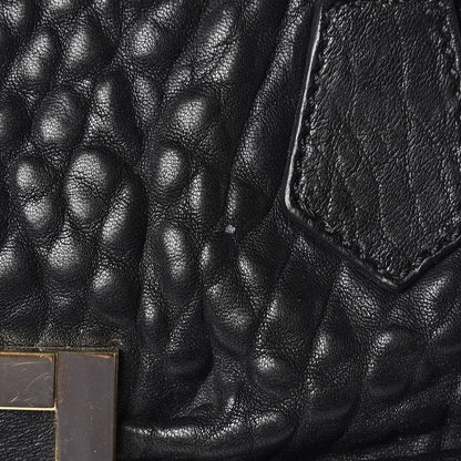 Fendi Crinkled Lambskin Mia Degrade Shopper Black 17 of 17