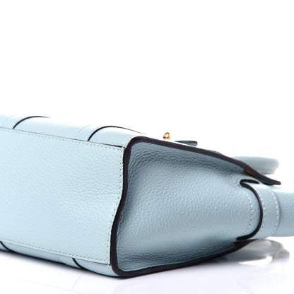 Mulberry Small Classic Grain Micro Zipped Bayswater Light Antique Blue 8 of 10