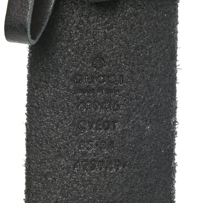 Gucci Faded Calfskin Double G 40mm Belt 85 34 Black 3 of 4