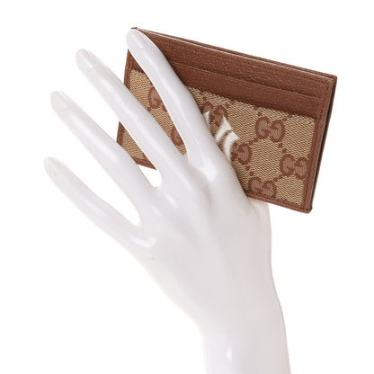 Gucci X MLB GG Monogram NY Yankees Card Holder Beige Ruggine Ivory 2 of 8