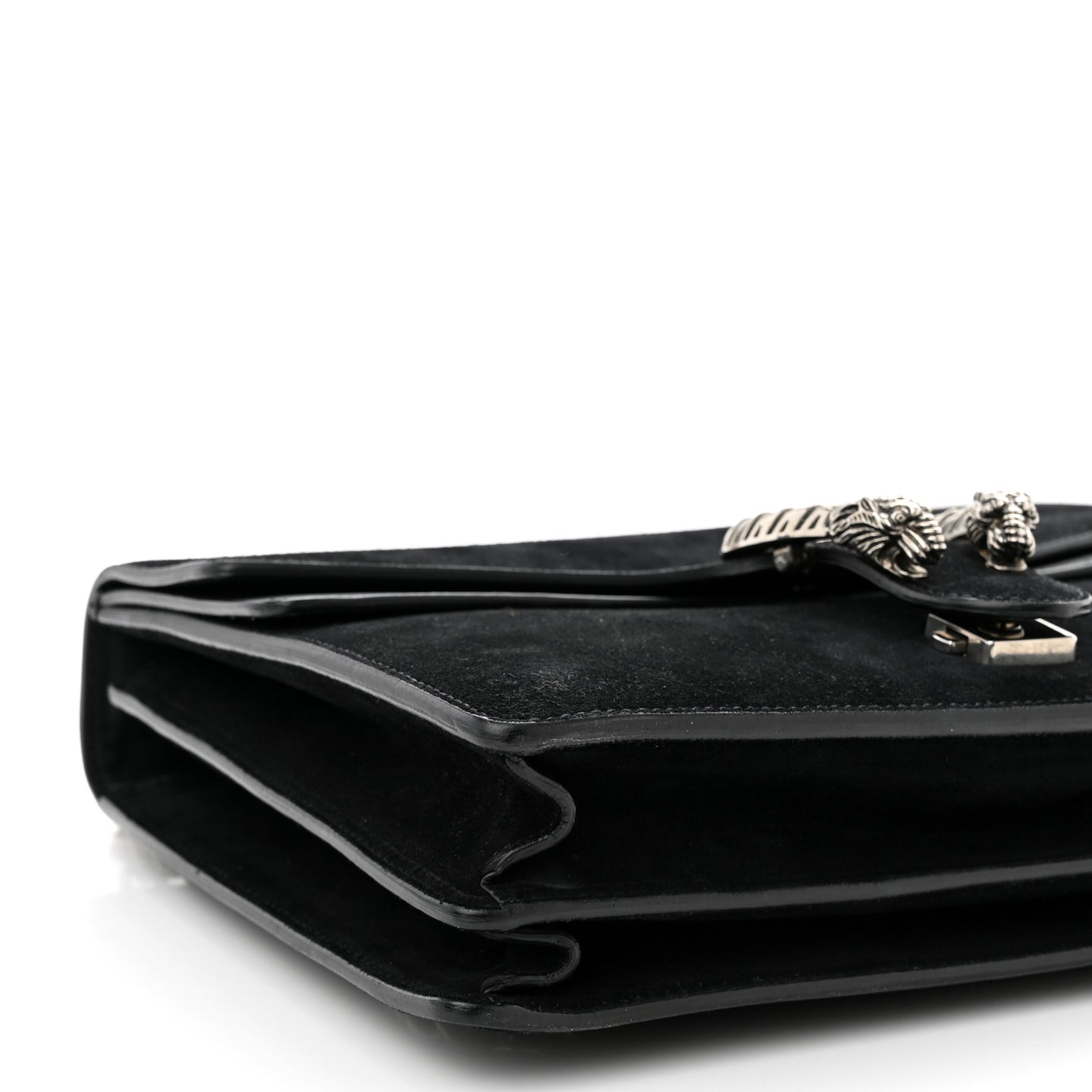 Suede Medium Dionysus Shoulder Bag Black