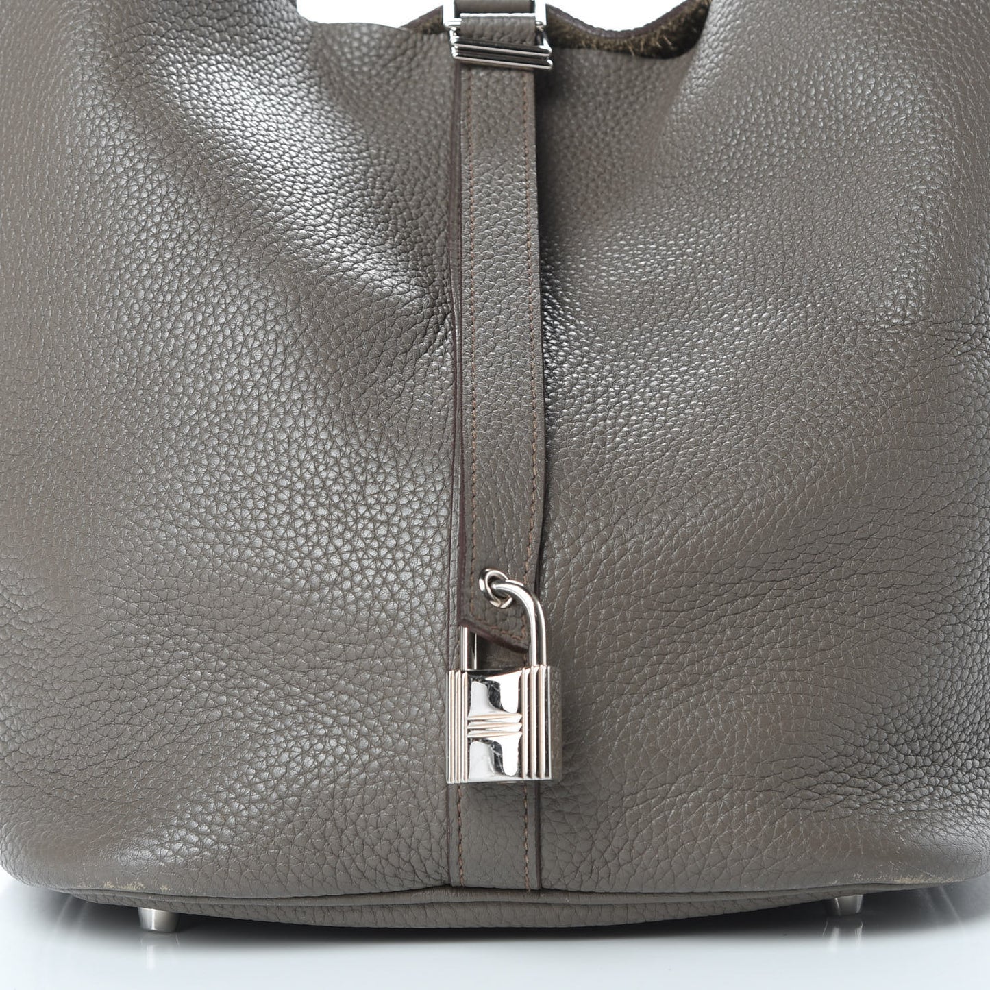 Taurillon Clemence Picotin Lock 26 GM Etain