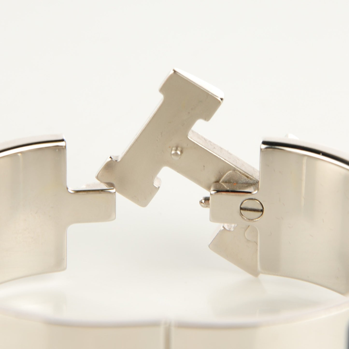 Enamel Wide Clic Clac H Bracelet PM Ardoise