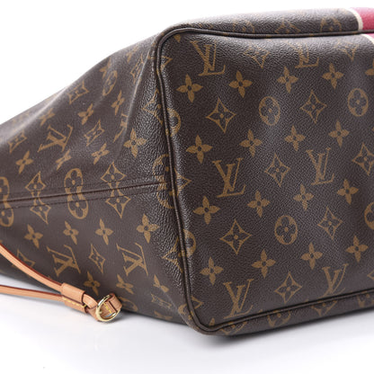 Louis Vuitton Monogram My LV Heritage Neverfull GM Fuchsia White 9 of 10
