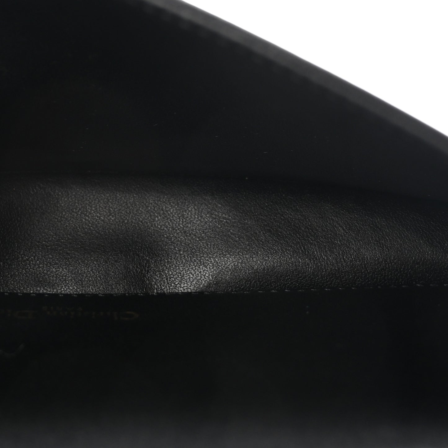 Lambskin Cannage Lady Dior Pouch Black