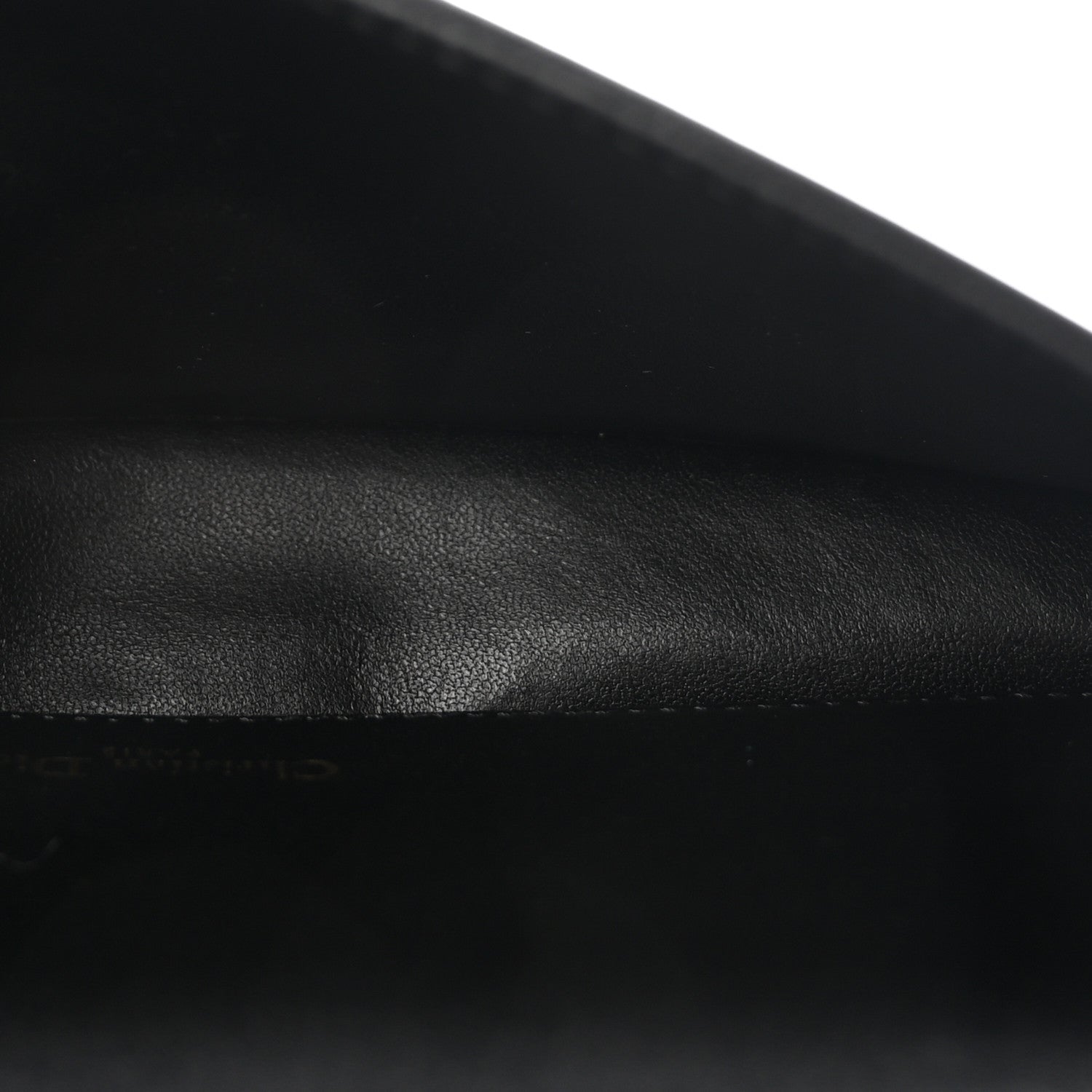 Christian Dior Lambskin Cannage Lady Dior Pouch Black 6 of 10