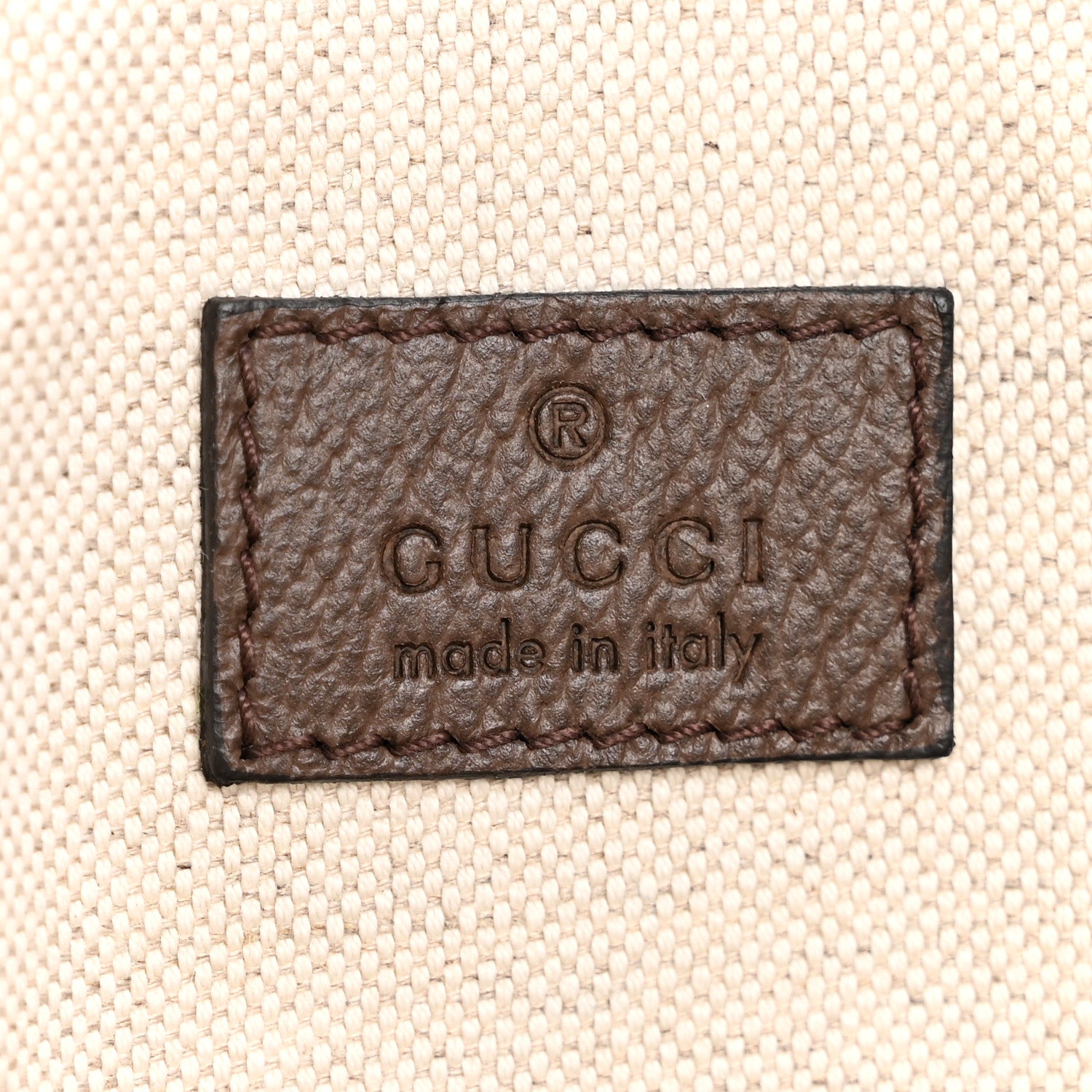 Gucci GG Supreme Monogram Textured Calfskin Large Ophidia Shoulder Tote Bag Beige Ebony New Acero 6 of 12