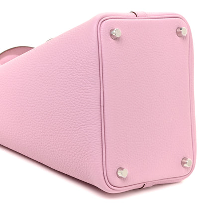 Hermes Taurillon Clemence Picotin Lock 18 PM Mauve Sylvestre 8 of 10