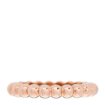 Van Cleef & Arpels 18K Rose Gold Medium Perlee Ring 54 6.75 1 of 5