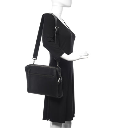 Fendi Vitello Grace Messenger Bag Black 2 of 12