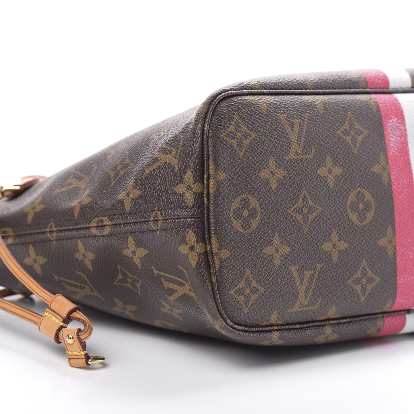 Monogram My LV Heritage Neverfull PM White Fuchsia