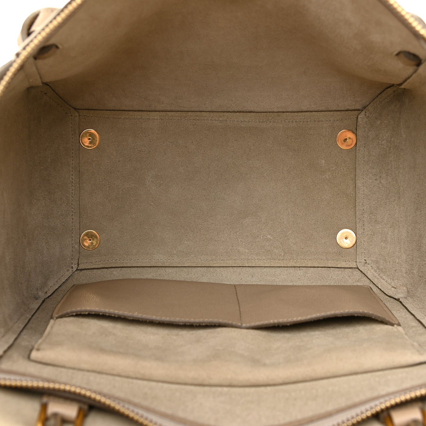 Grained Calfskin Mini Belt Bag Light Taupe