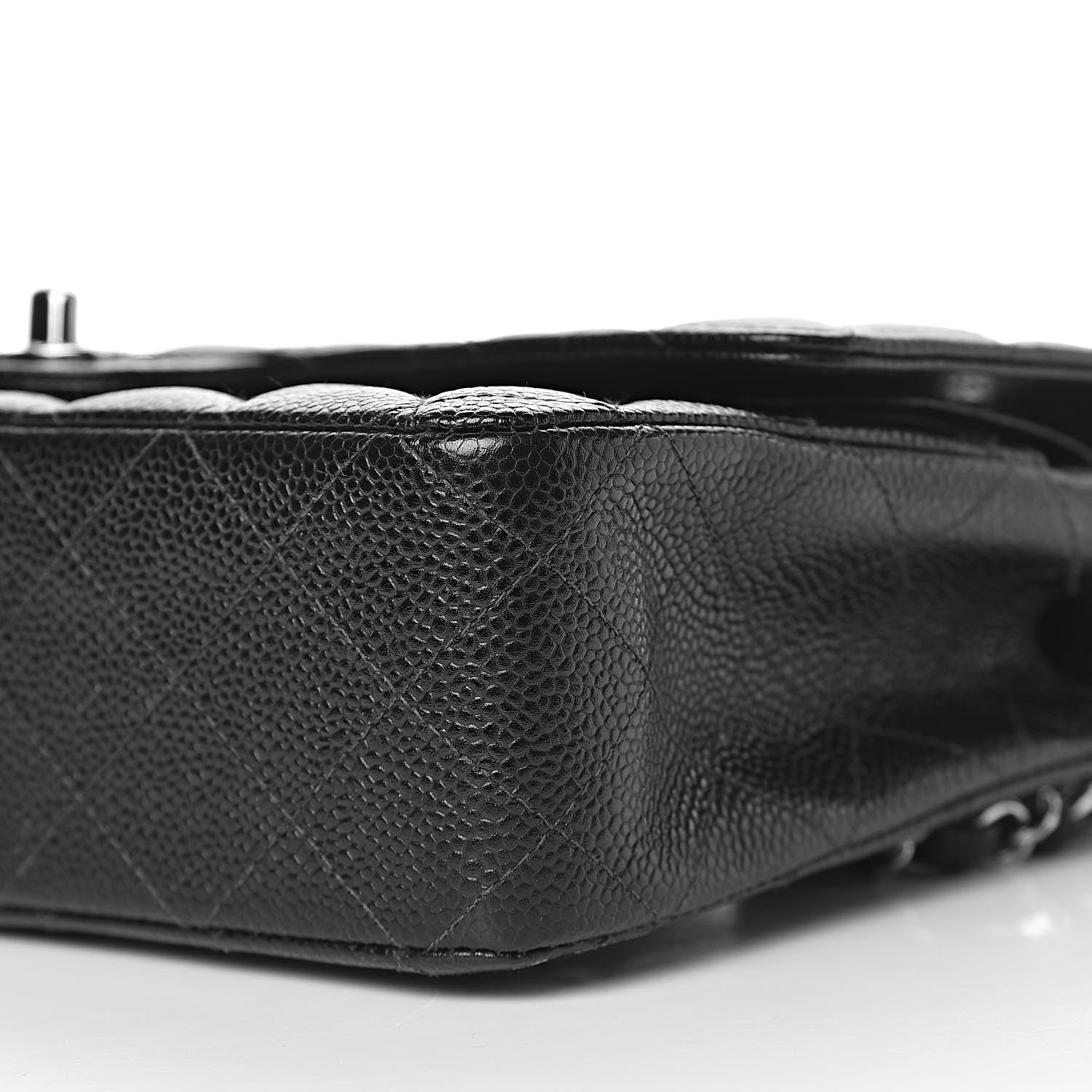 Chanel Caviar Quilted Medium Double Flap Black 14 of 16