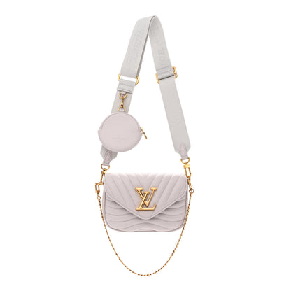 Louis Vuitton Calfskin New Wave Multi Pochette Brume 1 of 10