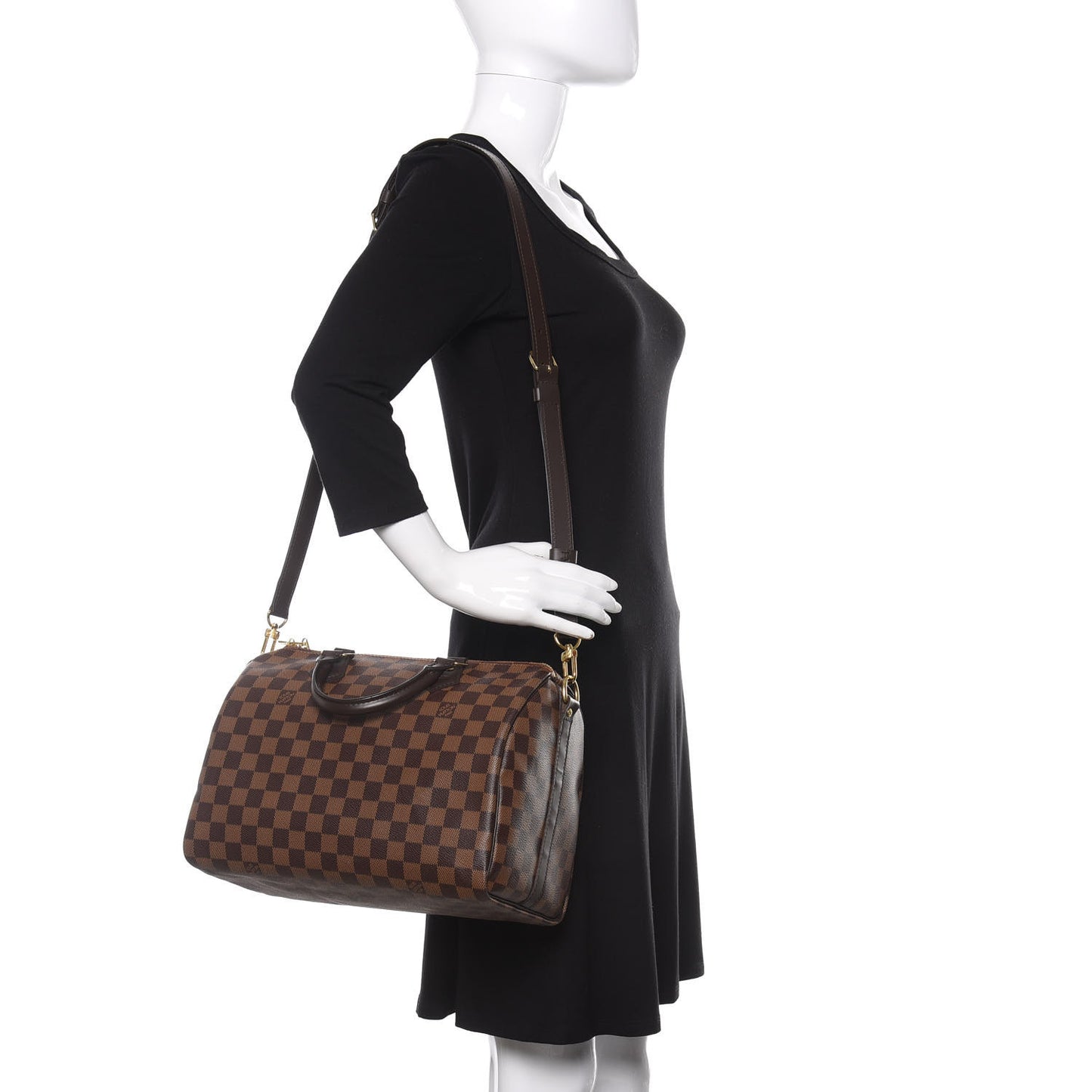 Damier Ebene Speedy Bandouliere 30