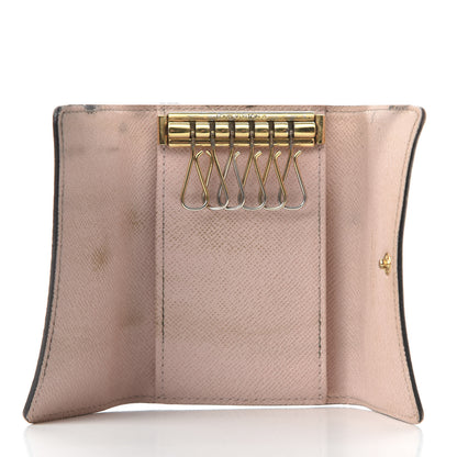 Louis Vuitton Damier Ebene Multicles 6 Key Holder Rose Ballerine 5 of 12