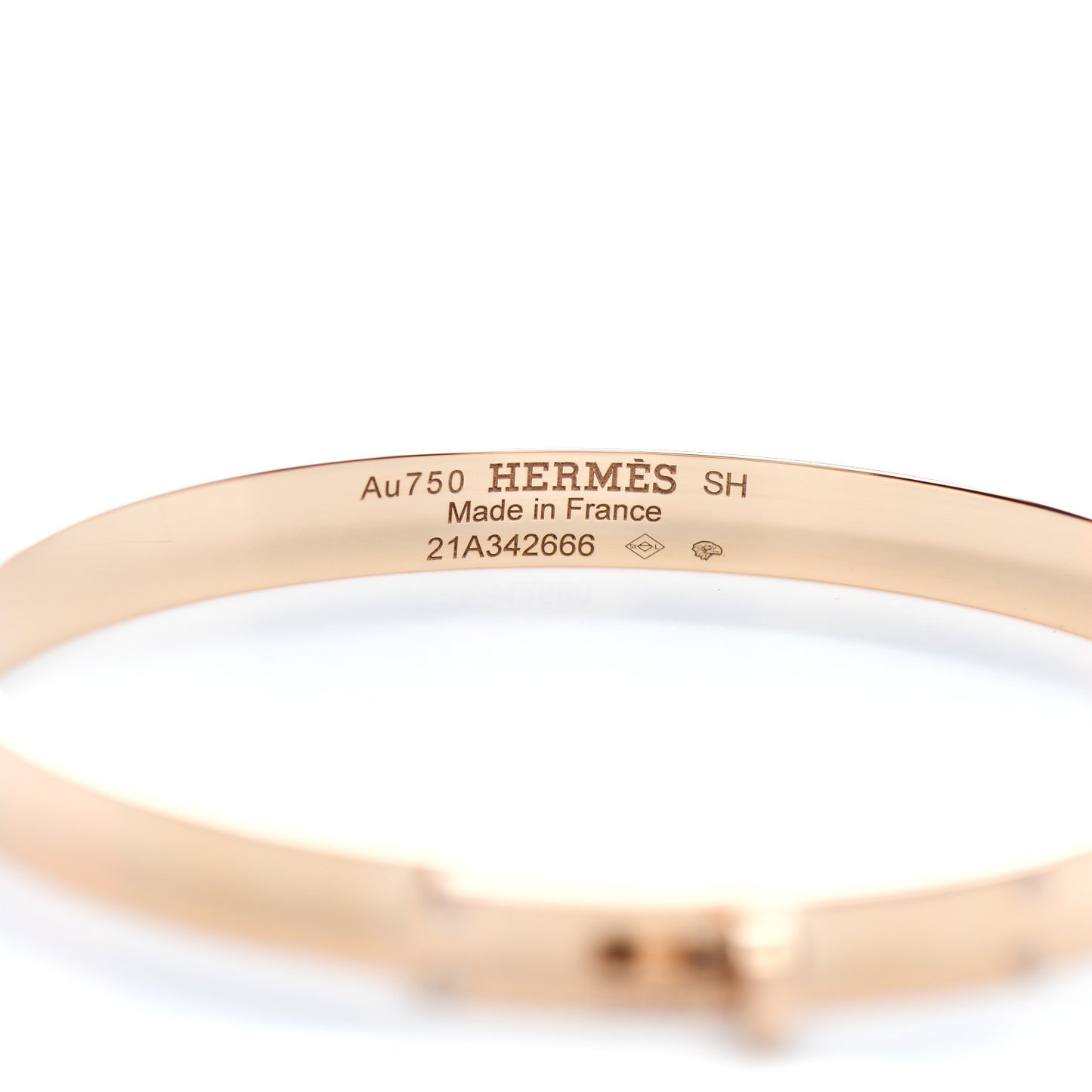 18K Rose Gold Diamond PM Kelly Bracelet SH