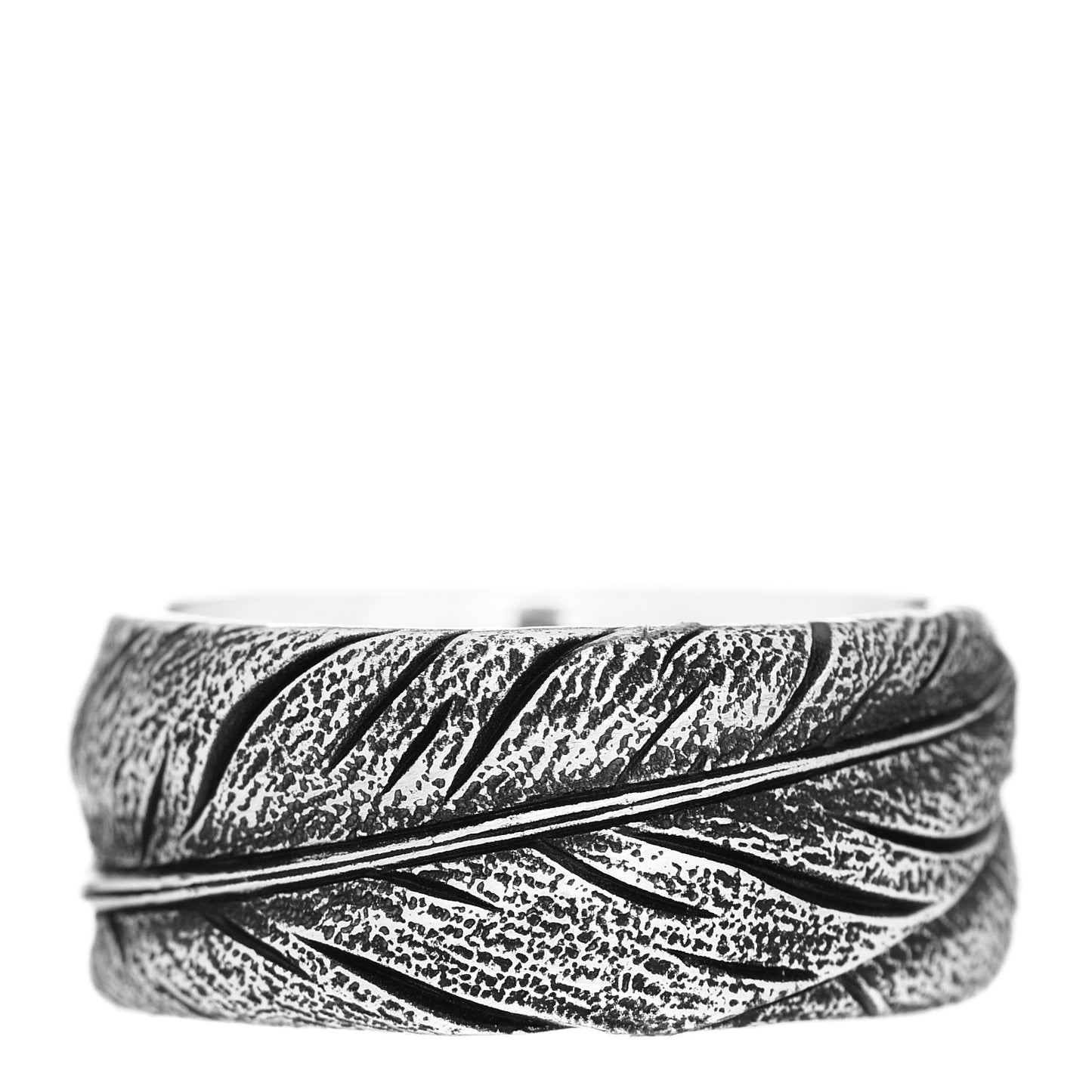 Sterling Silver 11mm Southwest Band Ring 62 10