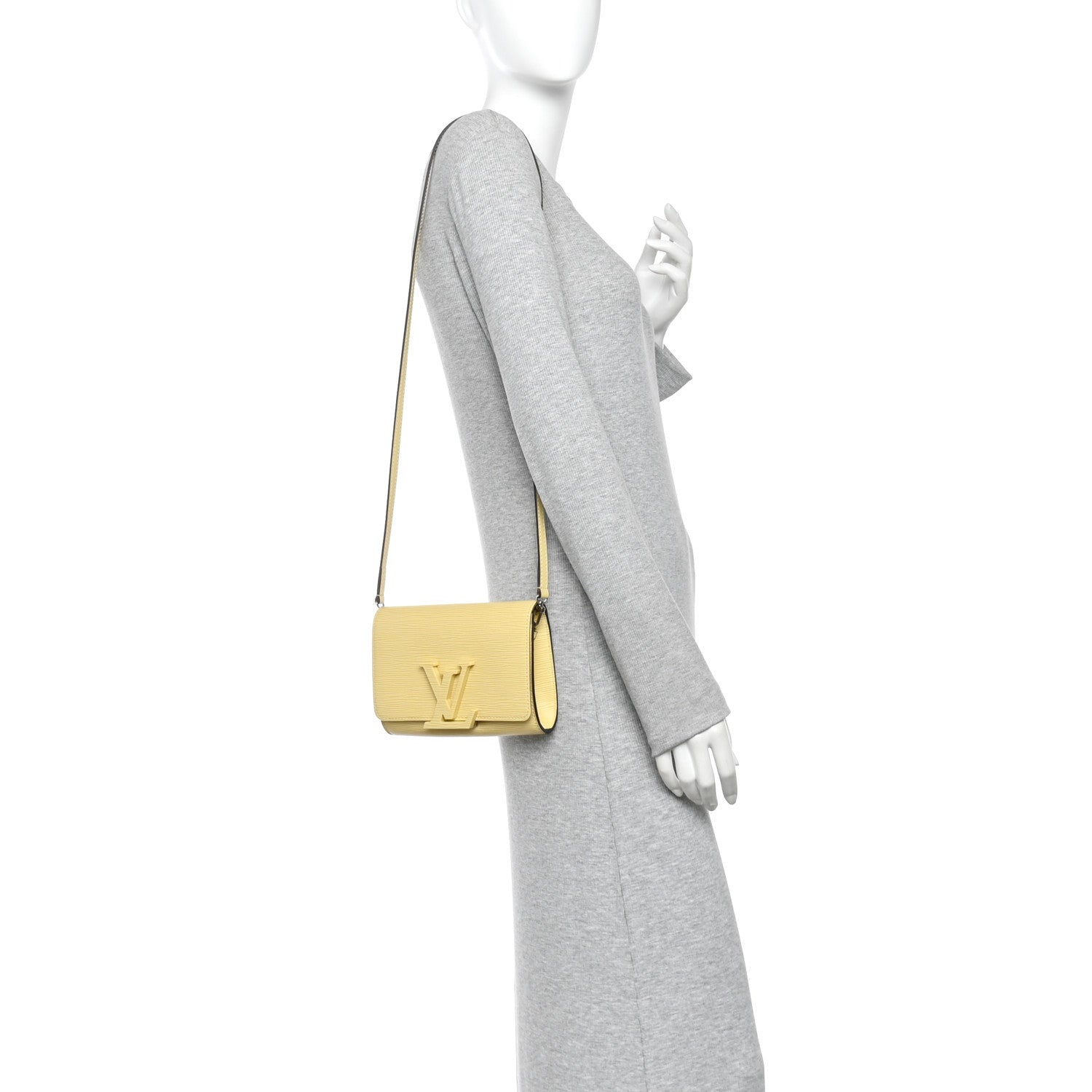 Louis Vuitton Epi Louise Strap PM Jaune Pale 2 of 10