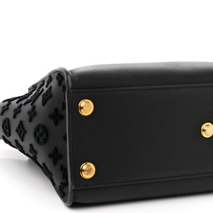 Louis Vuitton Calfskin Monogram Tufting On My Side Black 8 of 9