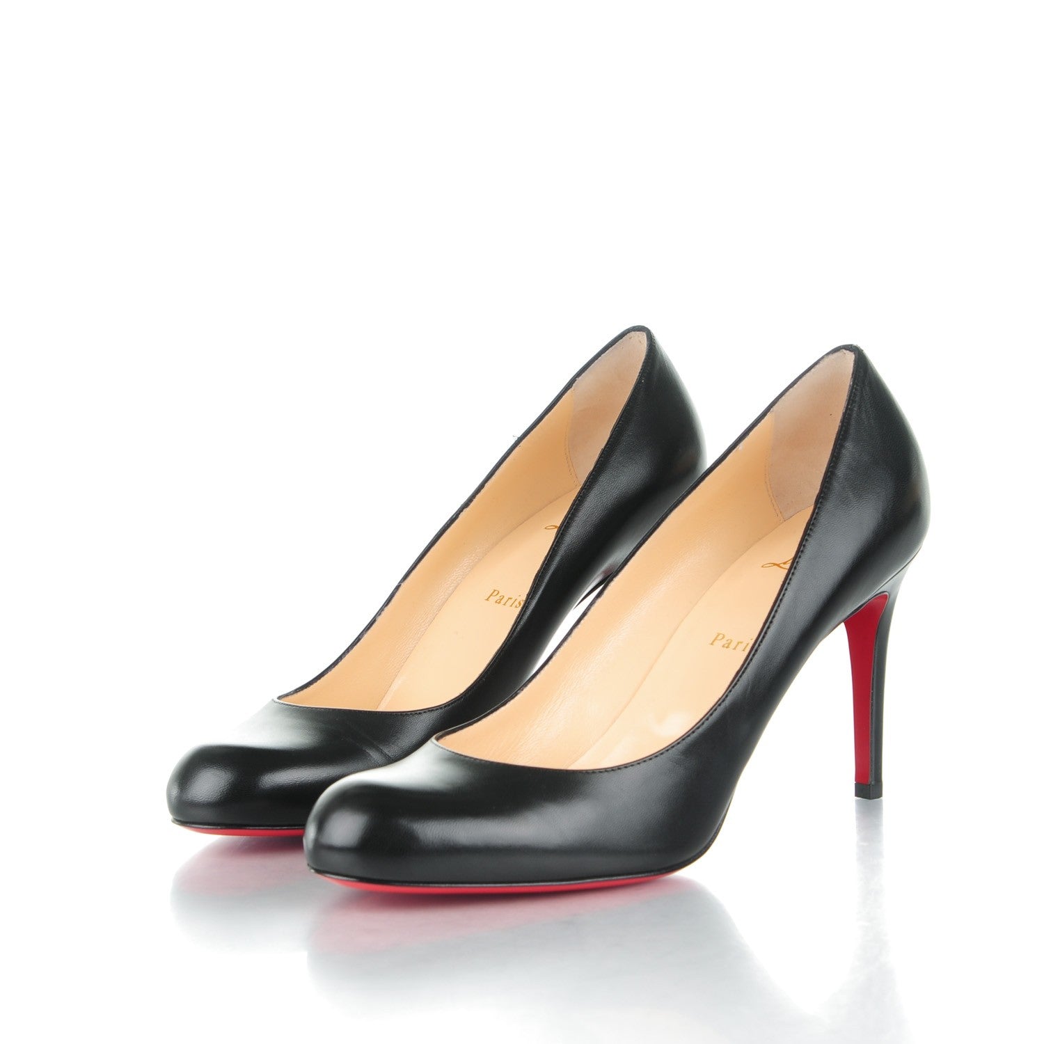 Christian Louboutin Kid Simple 85 Pumps 41 Black 3 of 7