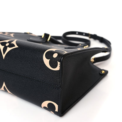 Louis Vuitton Empreinte Monogram Giant Onthego PM Black Beige 8 of 9