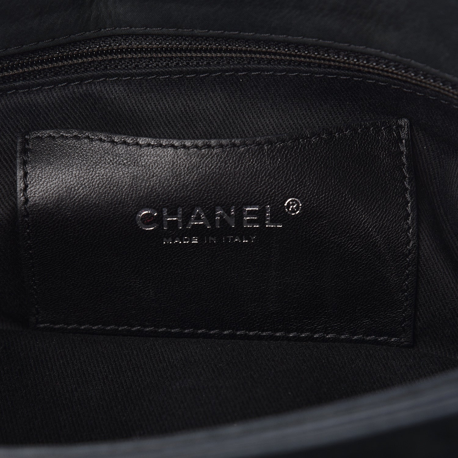 Chanel Iridescent Calfskin Medium Just Mademoiselle Bowling Bag Black 6 of 10
