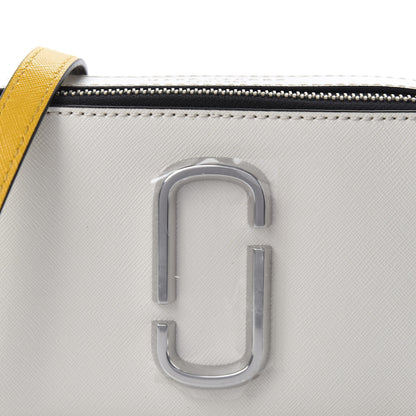 Marc Jacobs Saffiano Small Snapshot Camera Bag White Yellow 10 of 10
