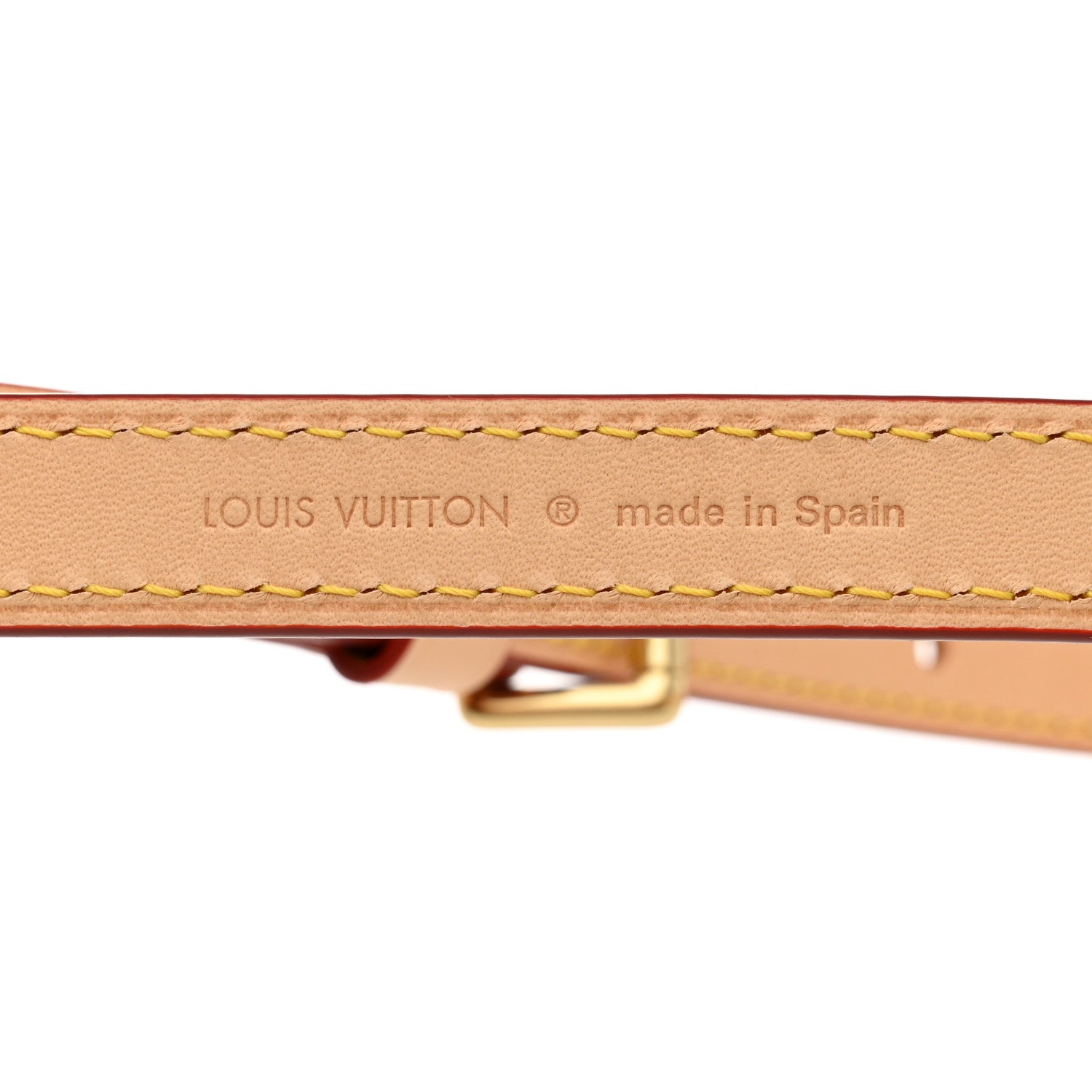 Louis Vuitton Vachetta 16mm Adjustable Shoulder Strap 3 of 5