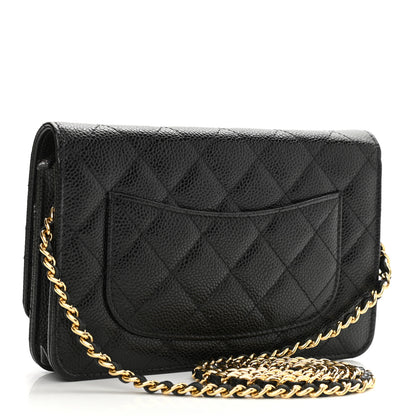 Chanel Caviar Quilted Wallet On Chain WOC Black 3 of 11