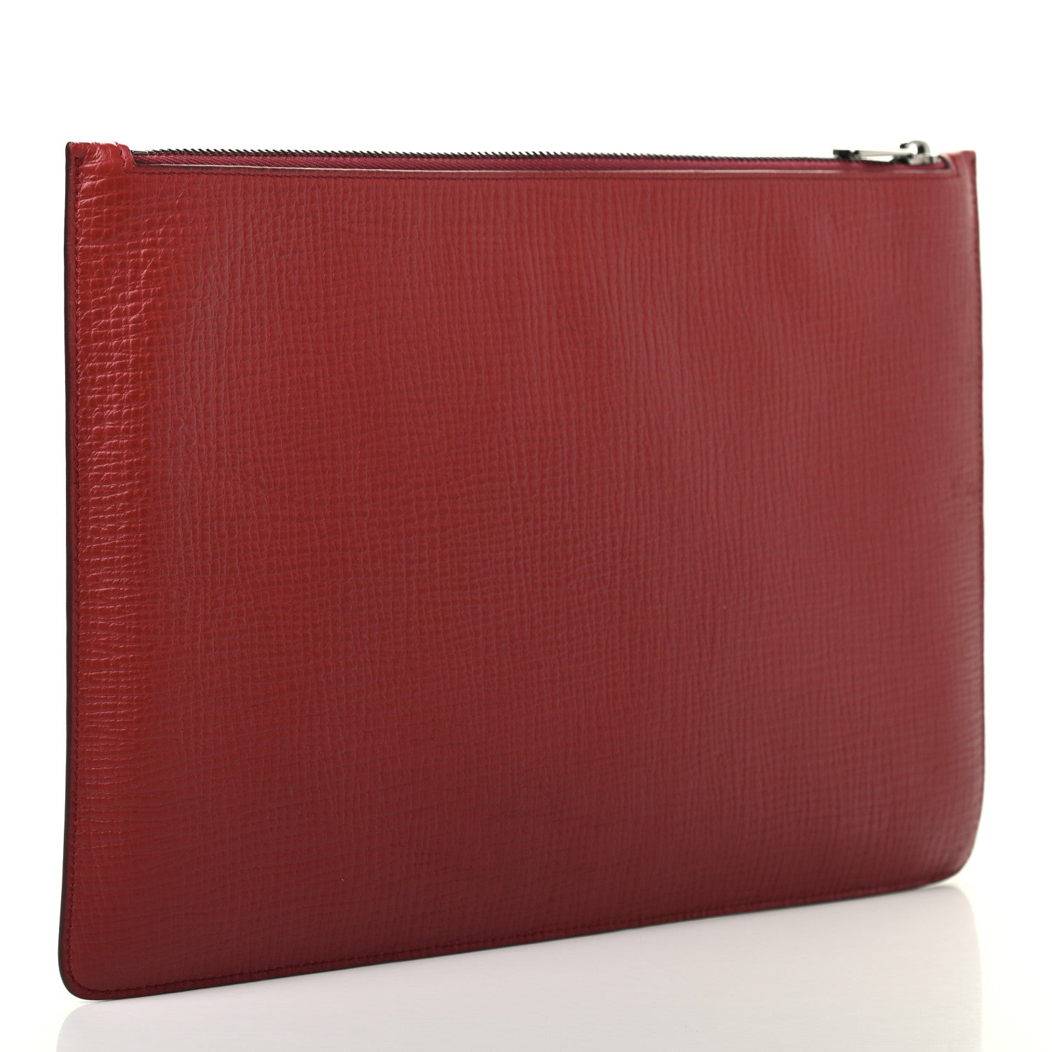 Dolce & Gabbana Dauphine Family Patch Zip Clutch Bag Red 3 of 6