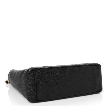 Chanel Caviar Quilted Petit Shopping Tote PST Black 4 of 7