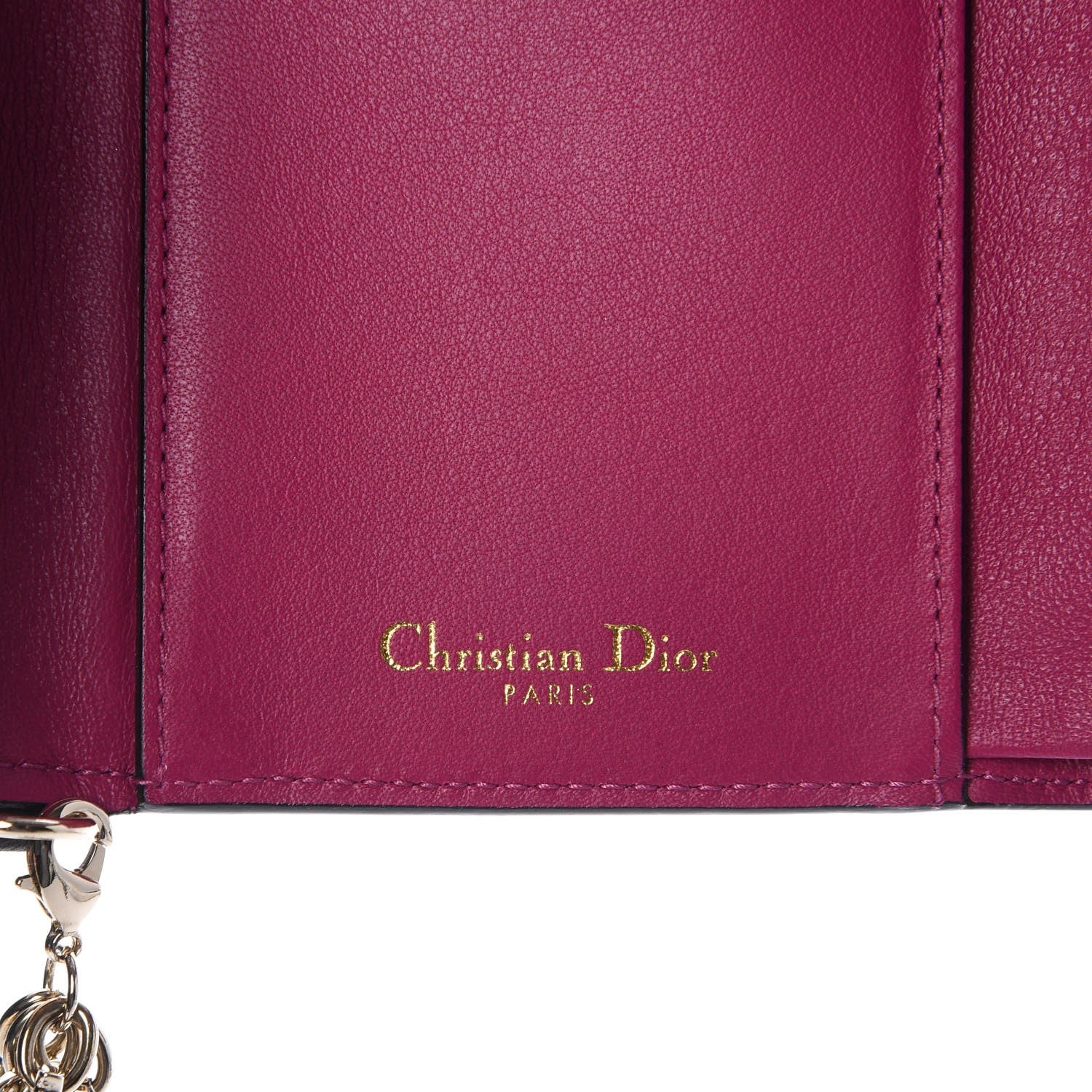 Christian Dior Bullcalf Diorissimo Medium Envelope Wallet Black 6 of 8