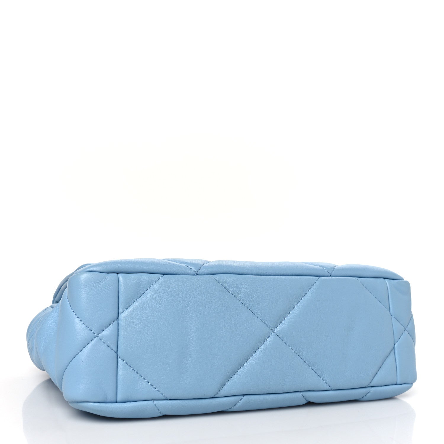 Chanel Lambskin Quilted Medium Chanel 19 Flap Light Blue 4 of 10
