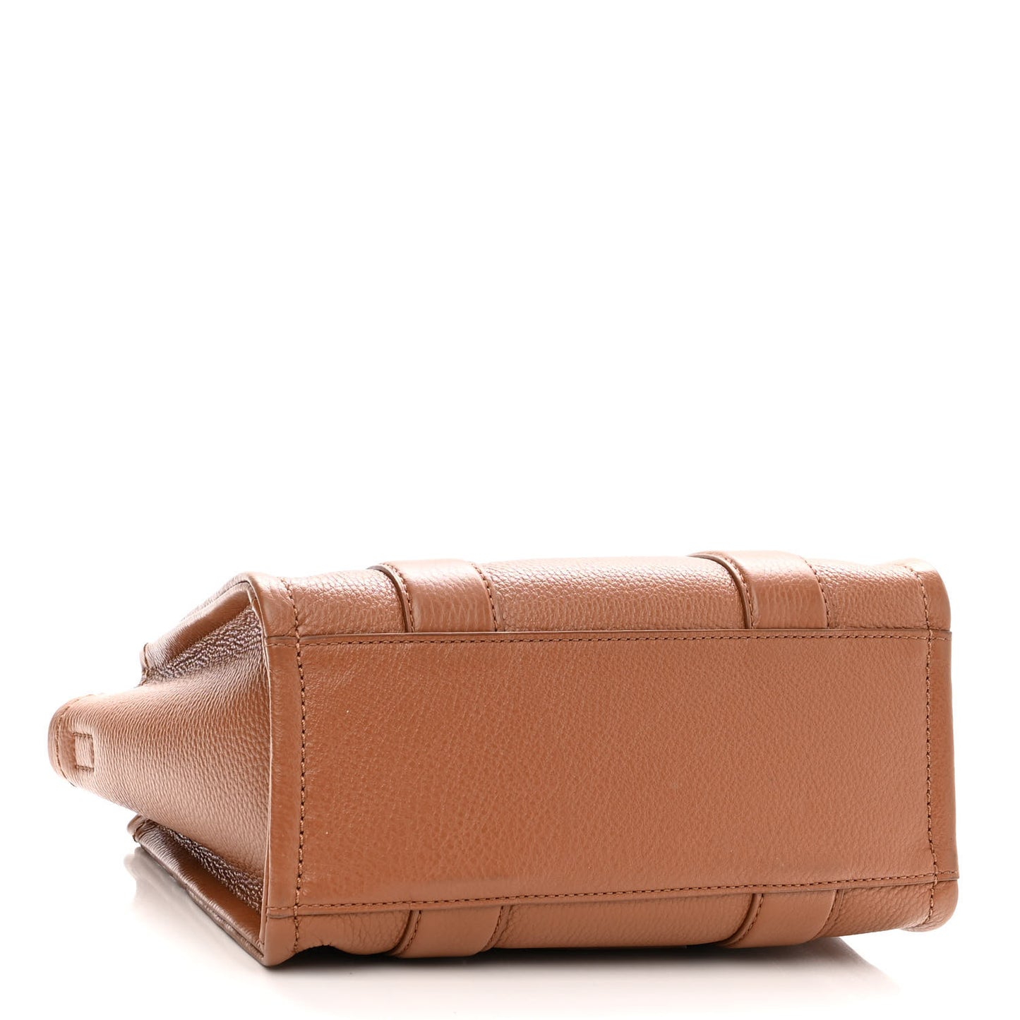 Grained Calfskin Small The Tote Bag Argan Oil
