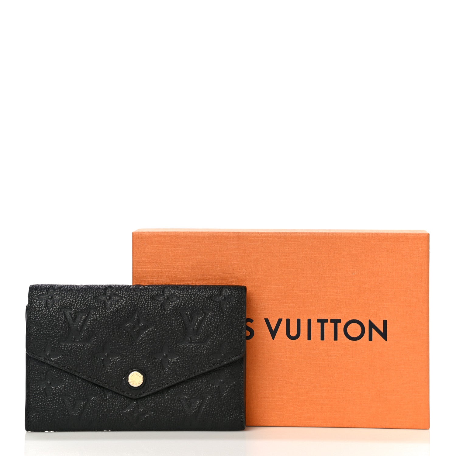 Louis Vuitton Empreinte Compact Curieuse Wallet Black 15 of 15