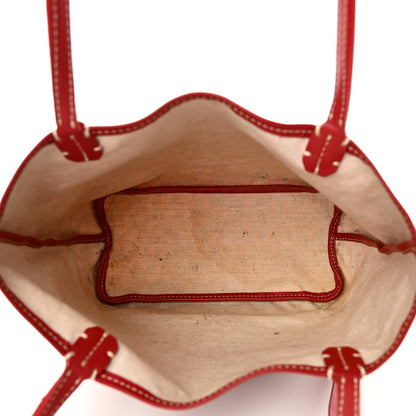 Goyard Goyardine Saint Louis Junior Jr PM Tote Red 5 of 10