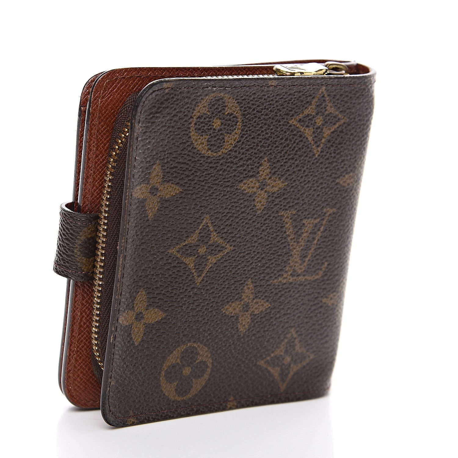Louis Vuitton Monogram Compact Zippe Zipped Wallet 2 of 10