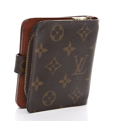 Louis Vuitton Monogram Compact Zippe Zipped Wallet 2 of 10