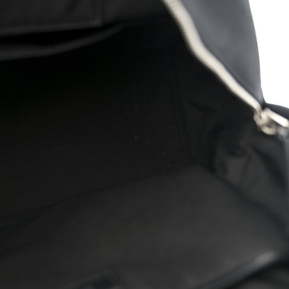 Saint Laurent Canvas Signature Embroidered City Backpack Black 11 of 12