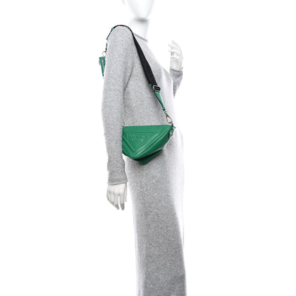 Prada Grace Lux Triangle Shoulder Bag Mango 2 of 9