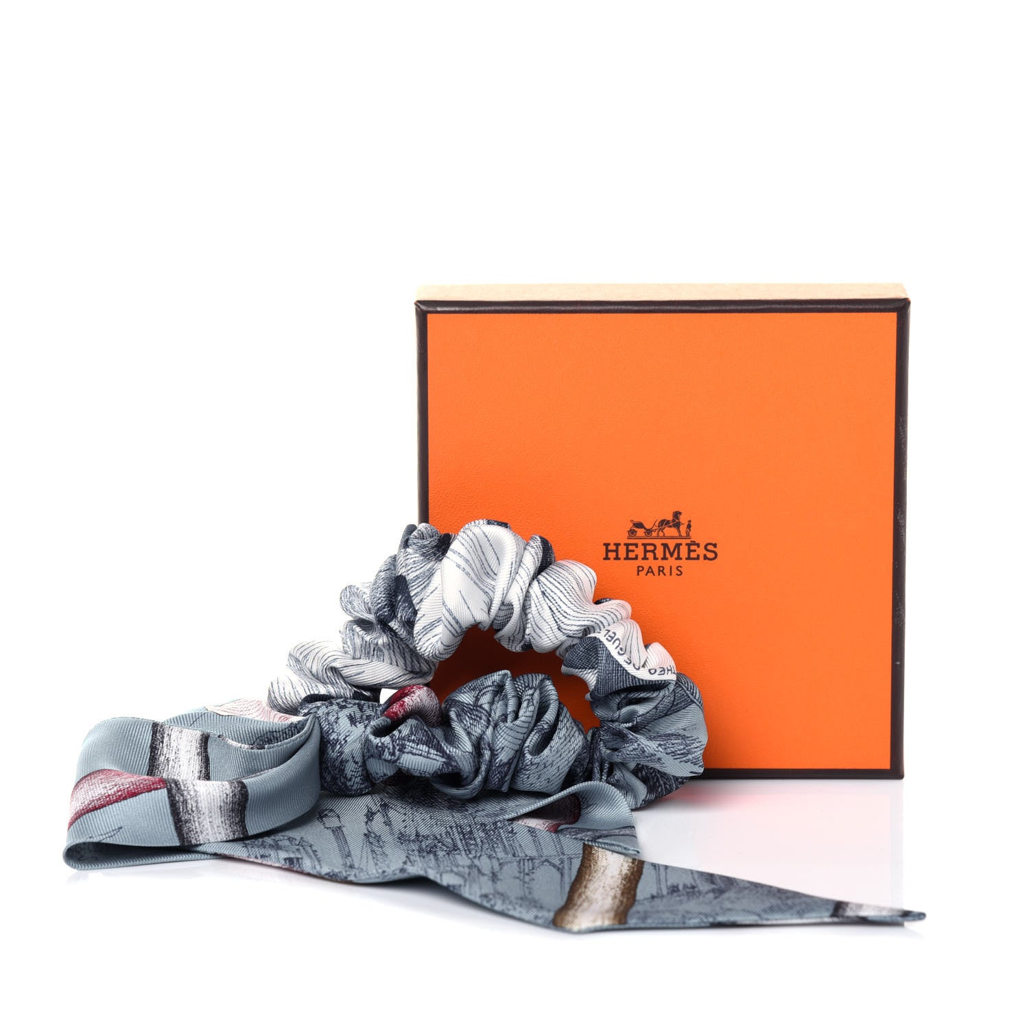 Hermes Silk Twilly Scrunchie 6 of 6