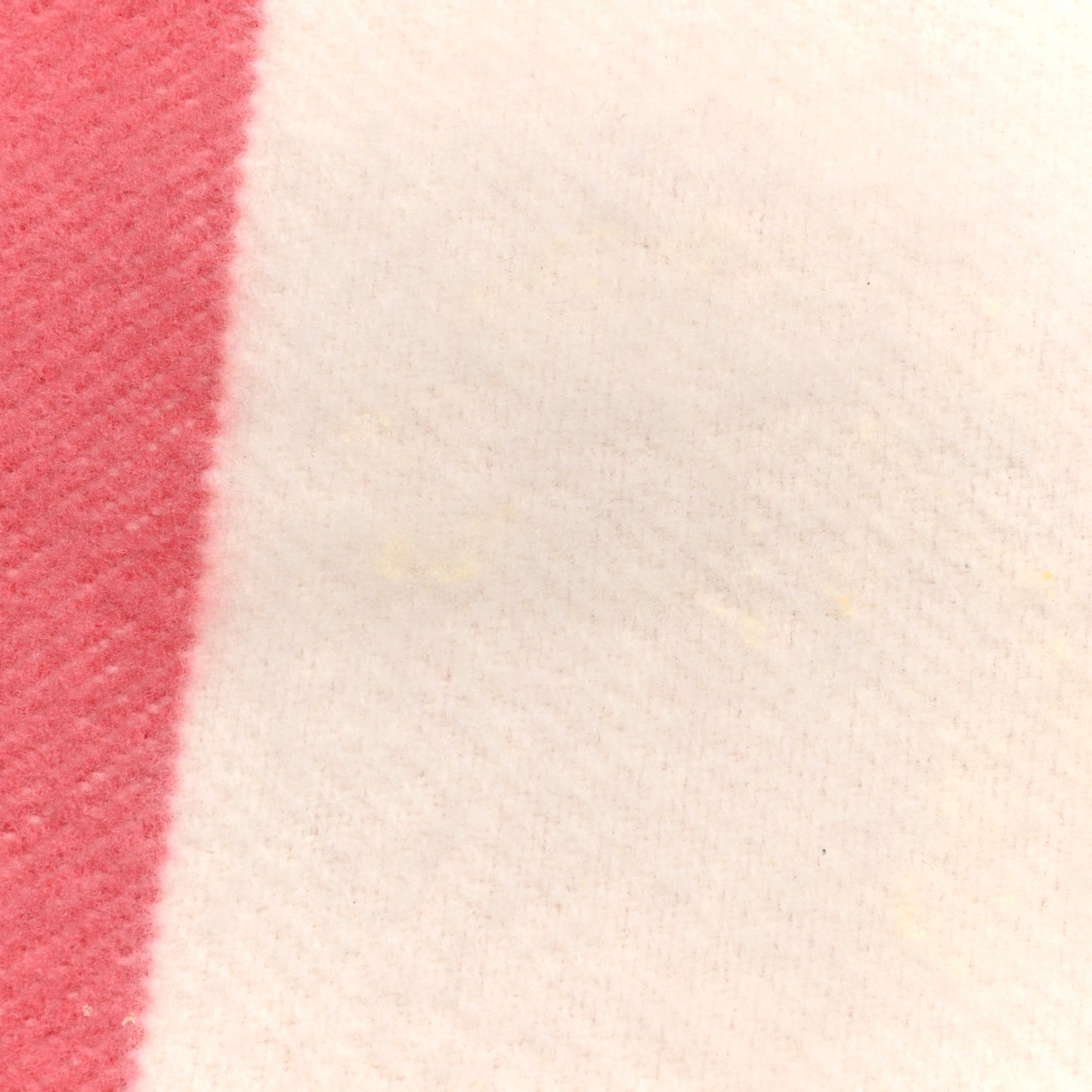 Wool Cashmere Avalon Baby Blanket Rose Airelle White