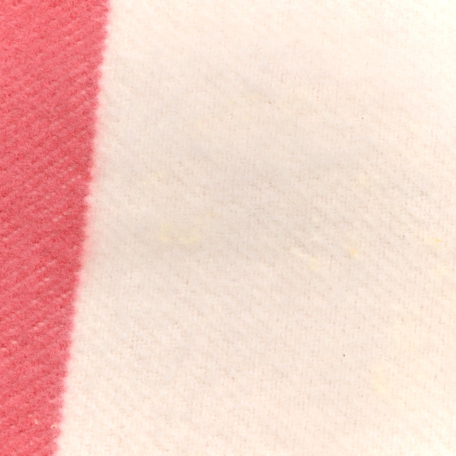 Hermes Wool Cashmere Avalon Baby Blanket Rose Airelle White 9 of 9